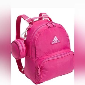 NEW 💗🎀Adidas Pink Backpack With Removable Pouch